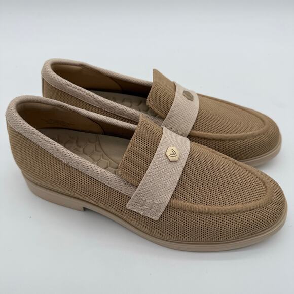 Vivaia Liana Classic Penny Loafers Old Money Minimalist Nude Ivory Comfort 8 - Picture 1 of 8